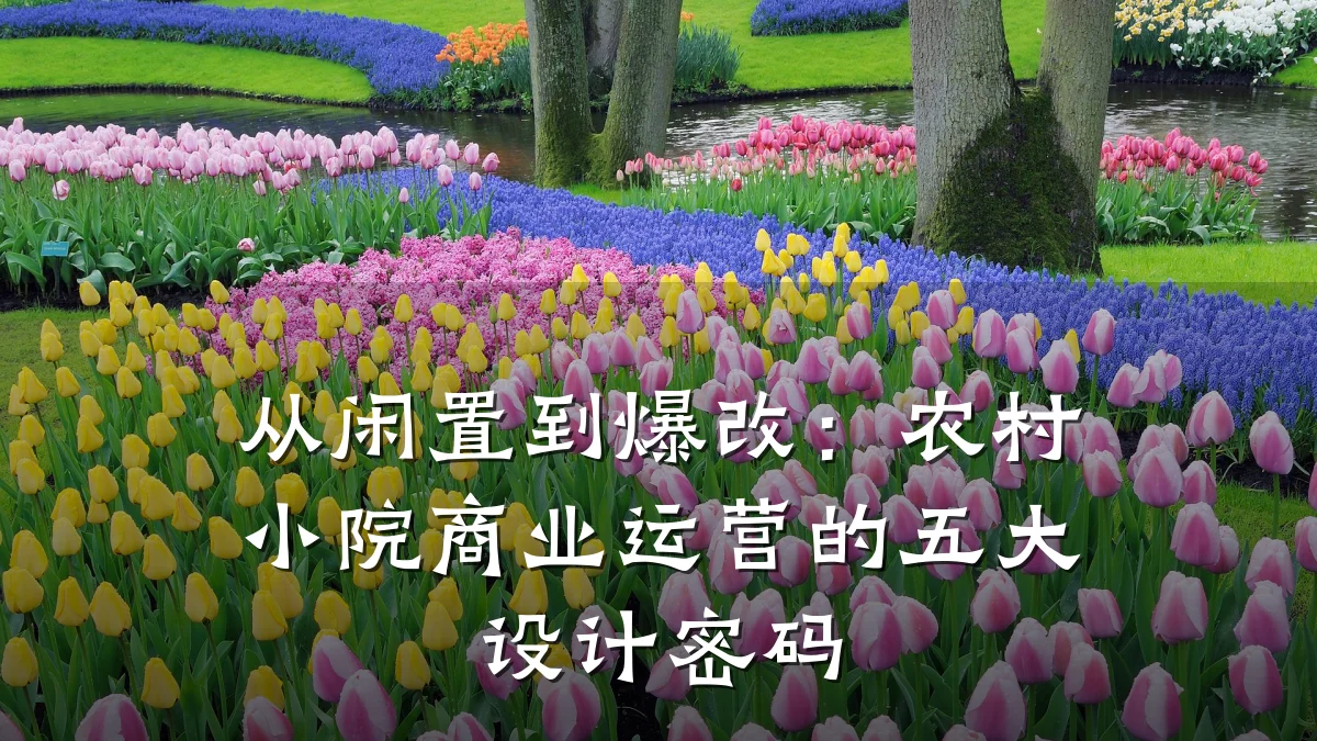从闲置到爆改:农村小院商业运营的五大设计密码