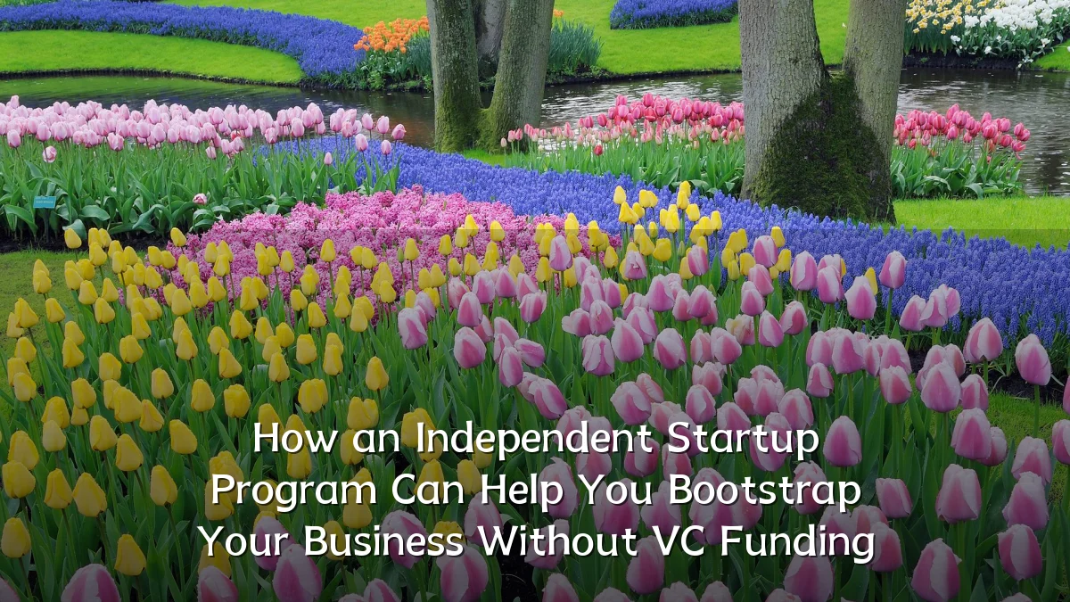 How an Independent Startup Program Can Help You Bootstrap Your Business Without VC Funding