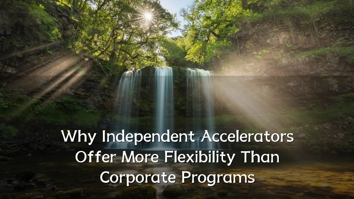 Why Independent Accelerators Offer More Flexibility Than Corporate Programs