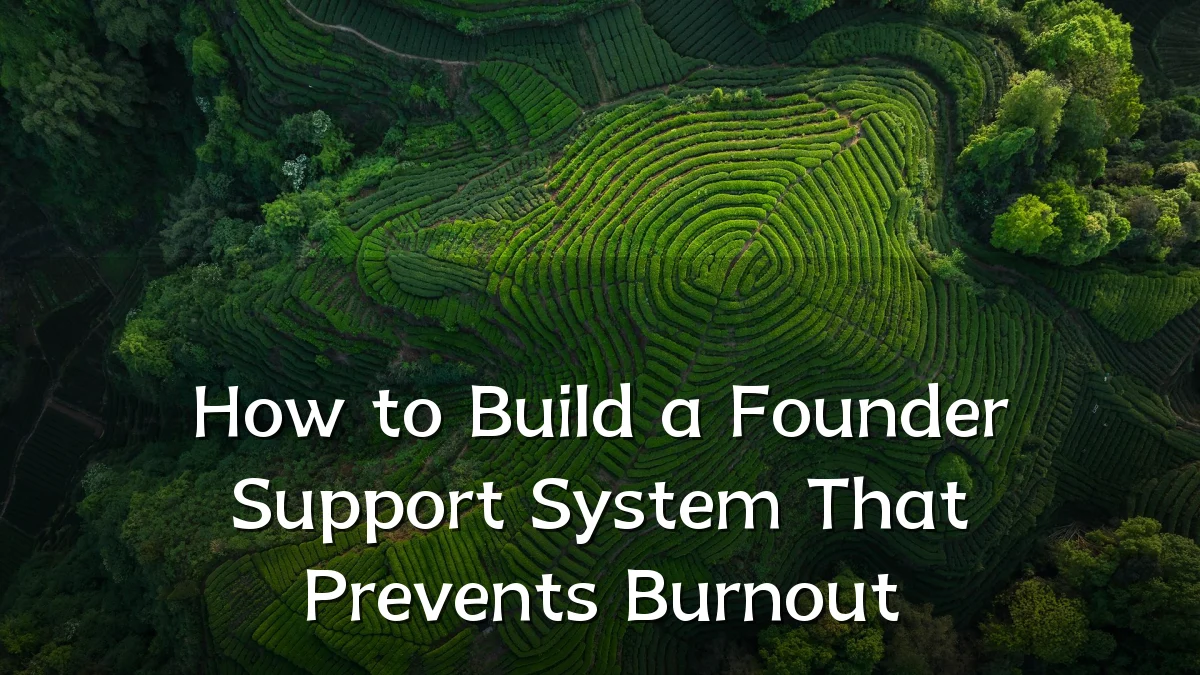 How to Build a Founder Support System That Prevents Burnout