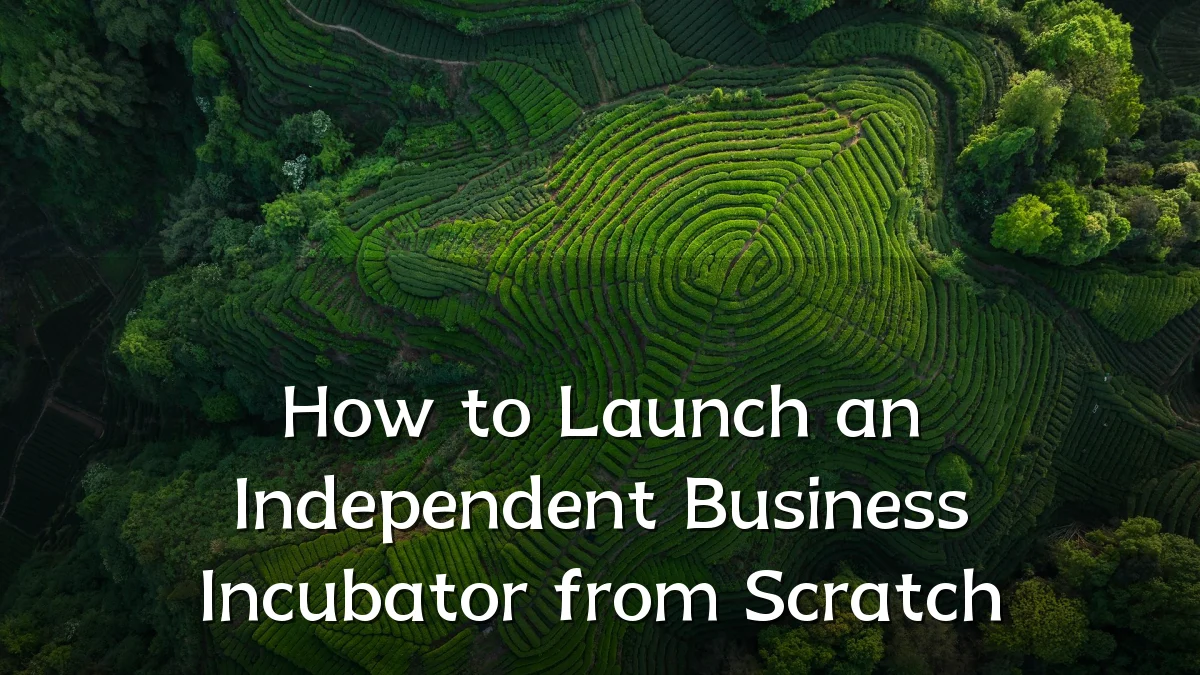 How to Launch an Independent Business Incubator from Scratch