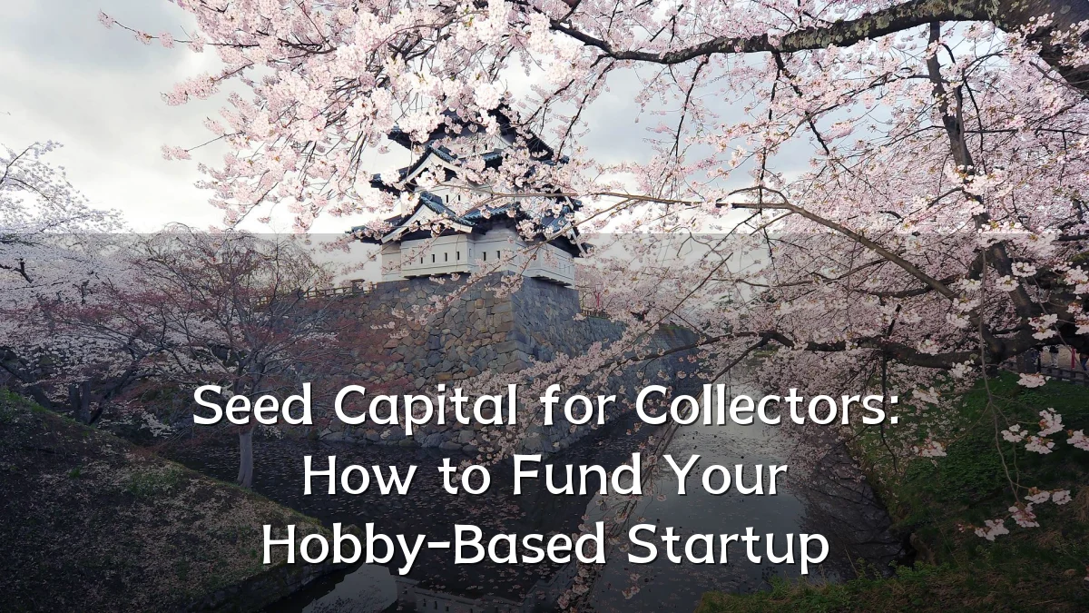 Seed Capital for Collectors: How to Fund Your Hobby-Based Startup