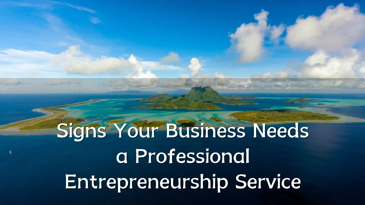Signs Your Business Needs a Professional Entrepreneurship Service
