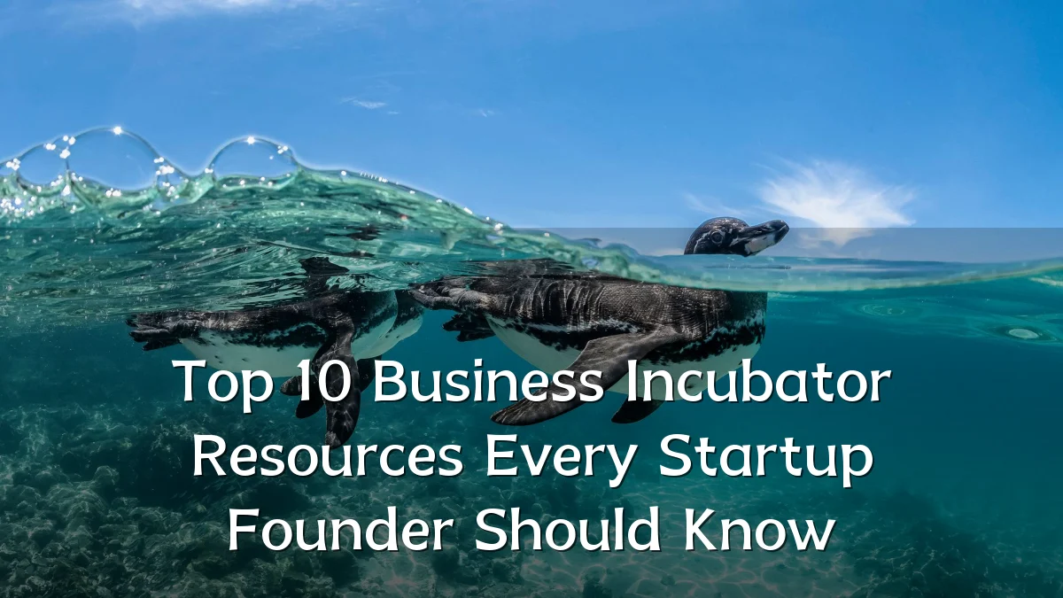 Top 10 Business Incubator Resources Every Startup Founder Should Know
