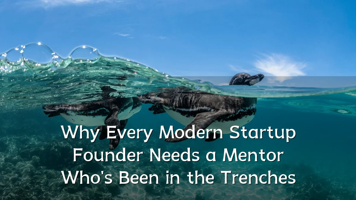 Why Every Modern Startup Founder Needs a Mentor Who's Been in the Trenches