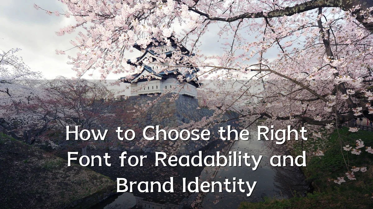 How to Choose the Right Font for Readability and Brand Identity