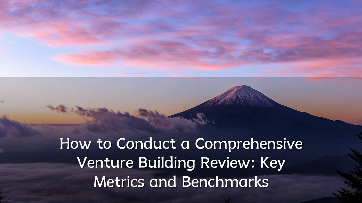 How to Conduct a Comprehensive Venture Building Review: Key Metrics and Benchmarks