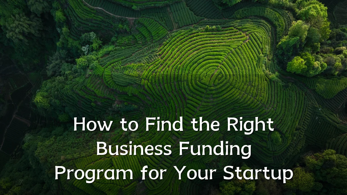 How to Find the Right Business Funding Program for Your Startup