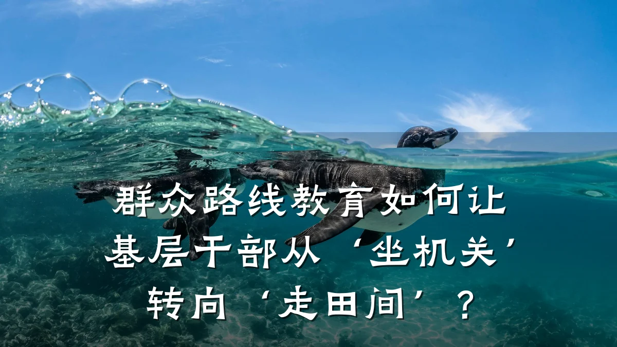 群众路线教育如何让基层干部从‘坐机关’转向‘走田间’？